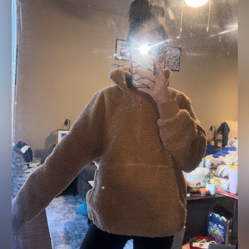 NWT Beyond Yoga Take Flight Sherpa Pullover